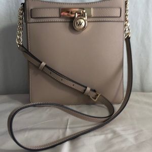 Michael Kors leather messenger crossover